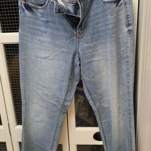Old Navy Light Blue Straight Leg Women's Jeans